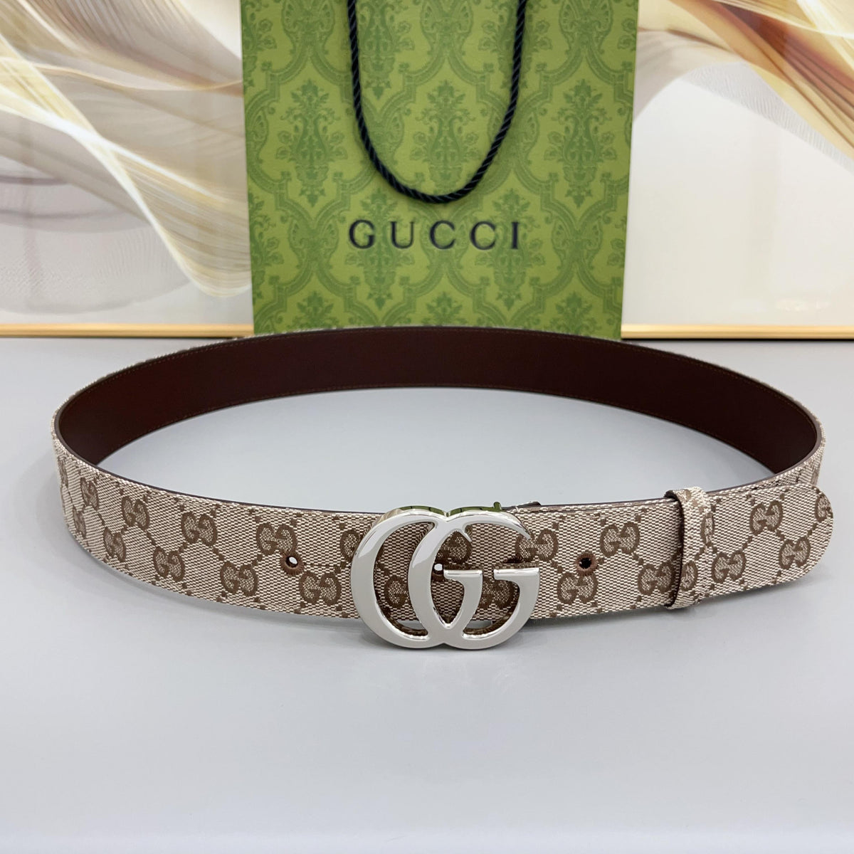 Ремінь Gucci з полотна