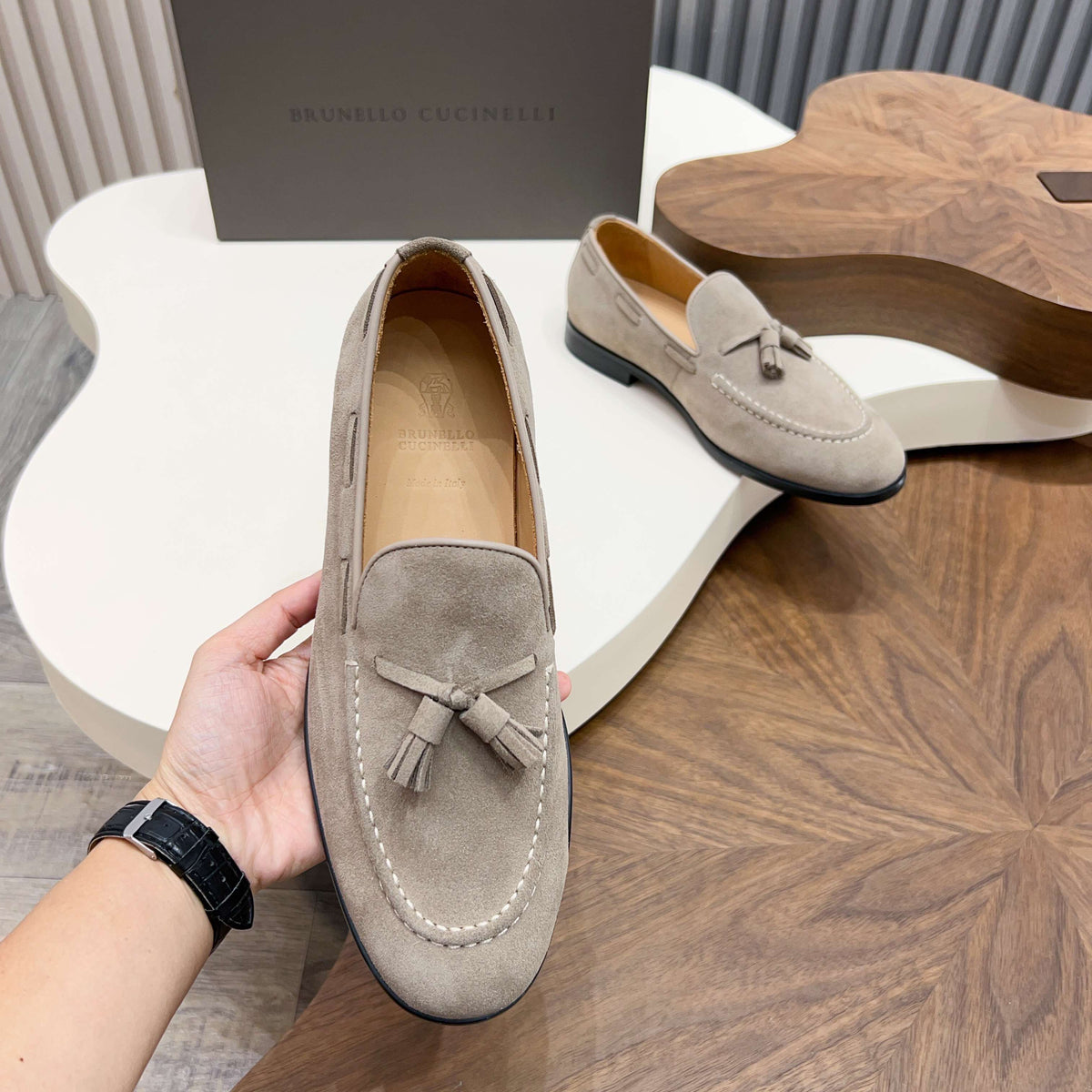 Шкіряні пенні лофери Loro Piana