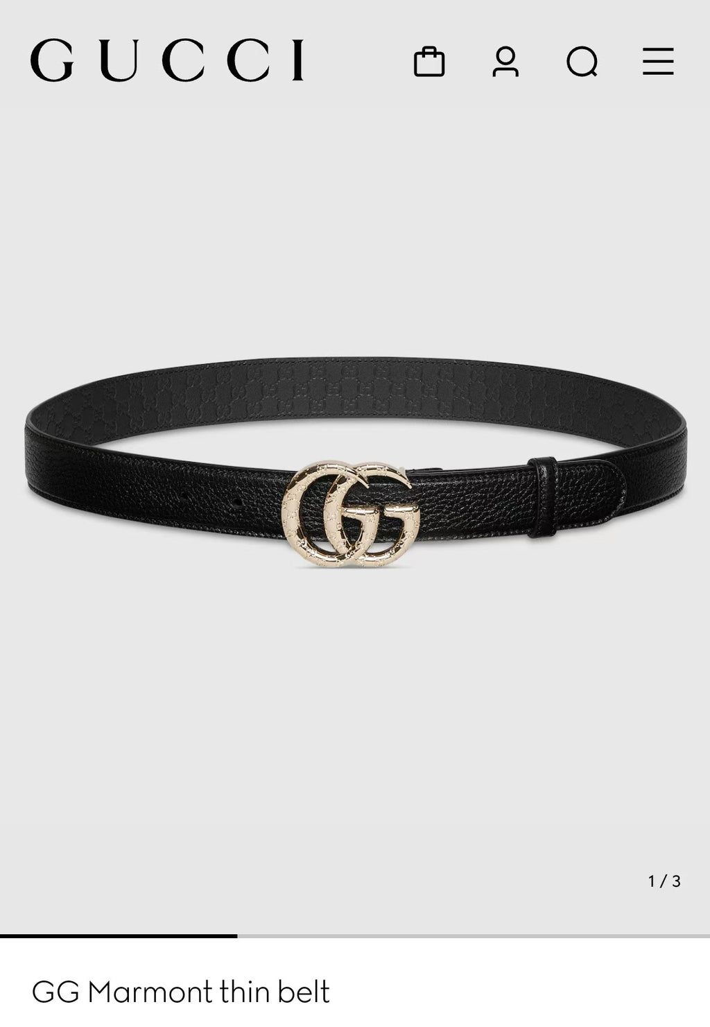Ремінь Gucci