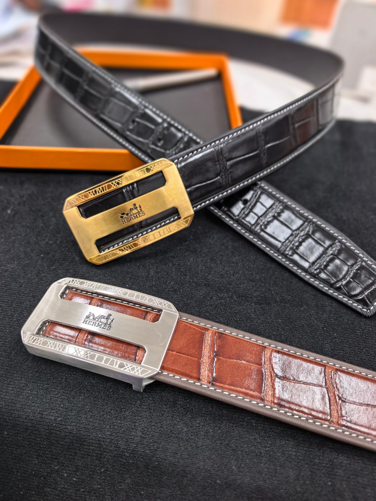 Ремінь Hermès з натуральної шкіри