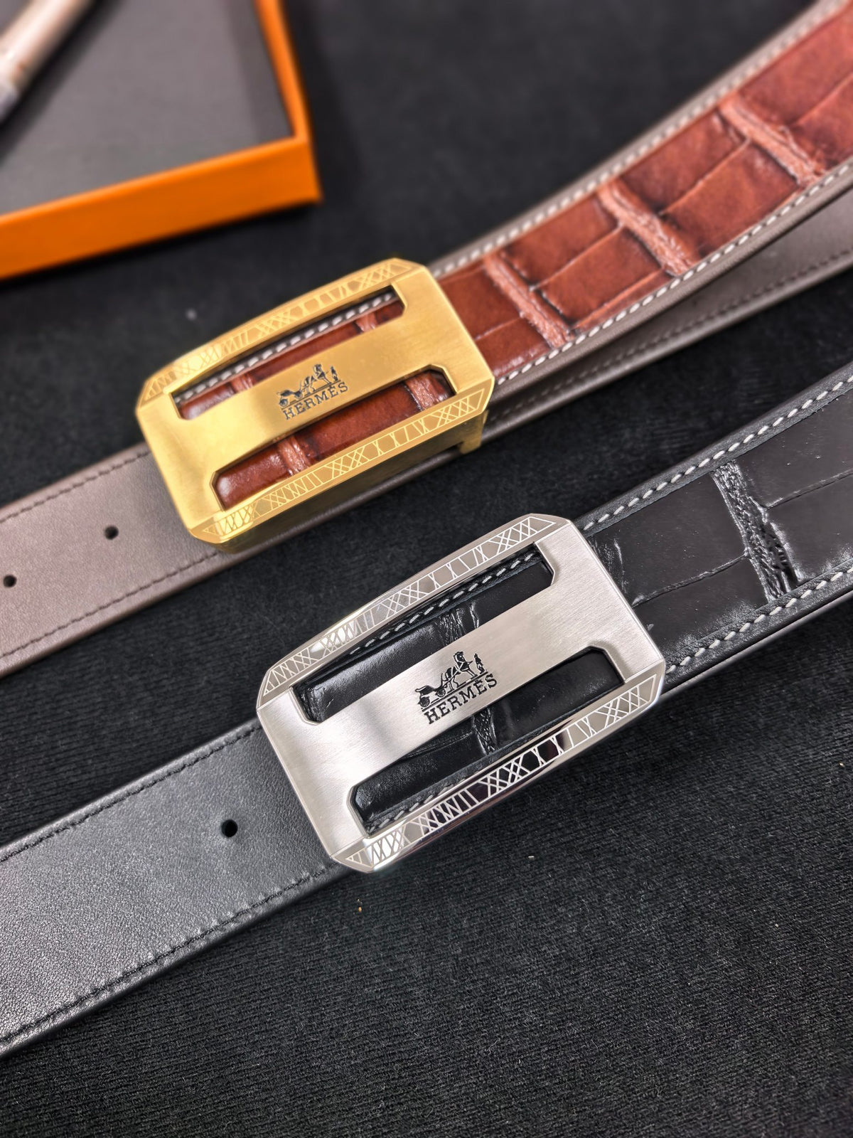 Ремінь Hermès з натуральної шкіри
