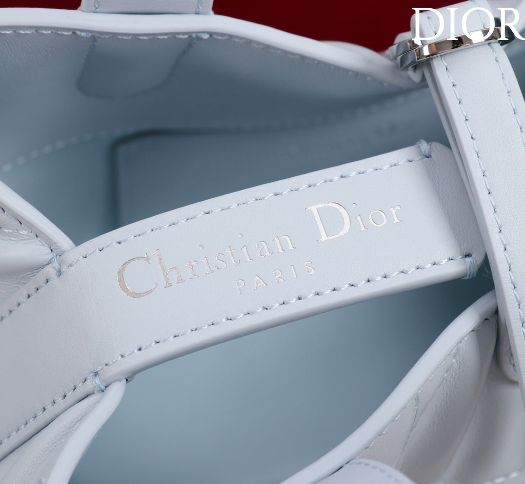 Сумка з ручками Dior Toujours з натуральної шкіри, бежева — фото 8