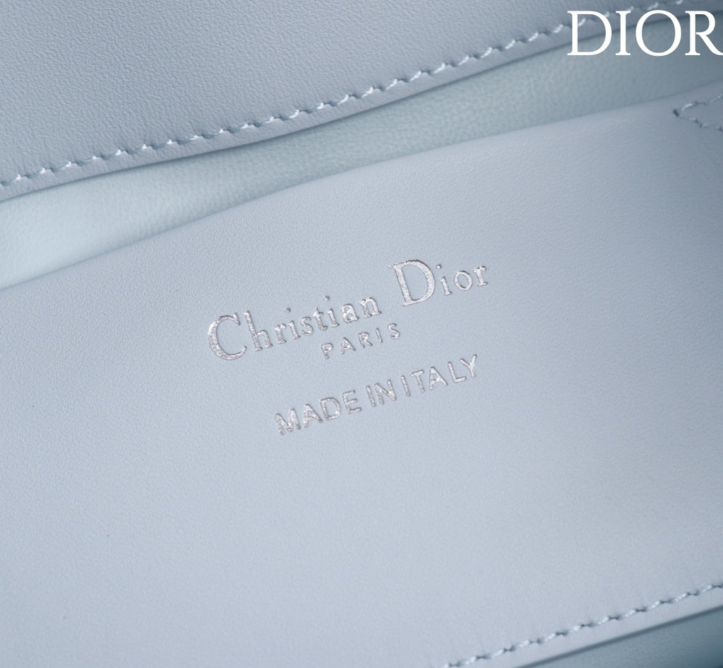 Сумка з ручками Dior Toujours з натуральної шкіри, бежева — фото 9