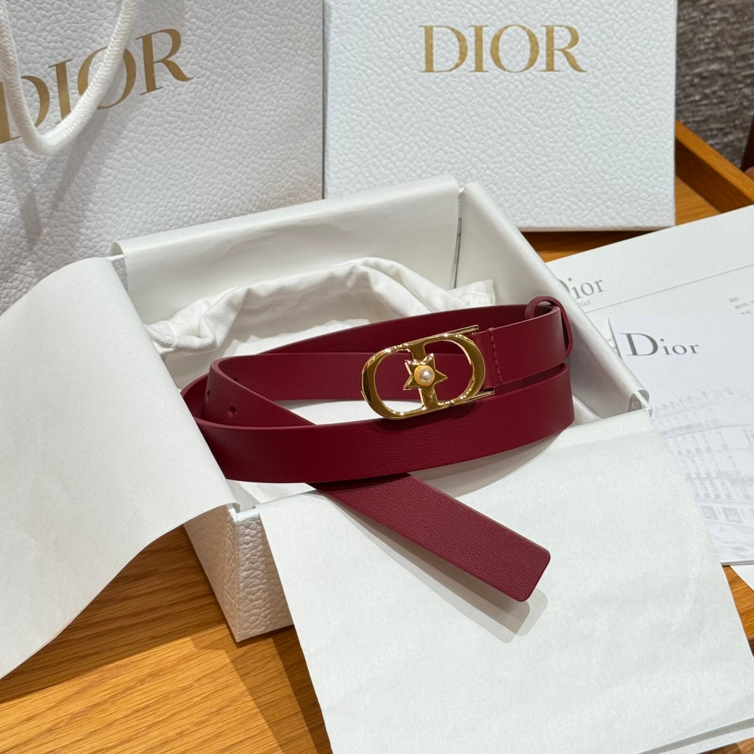 Ремінь Dior з натуральної шкіри теляти — фото 1
