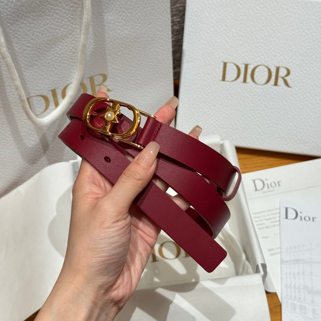 Ремінь Dior з натуральної шкіри теляти — фото 2