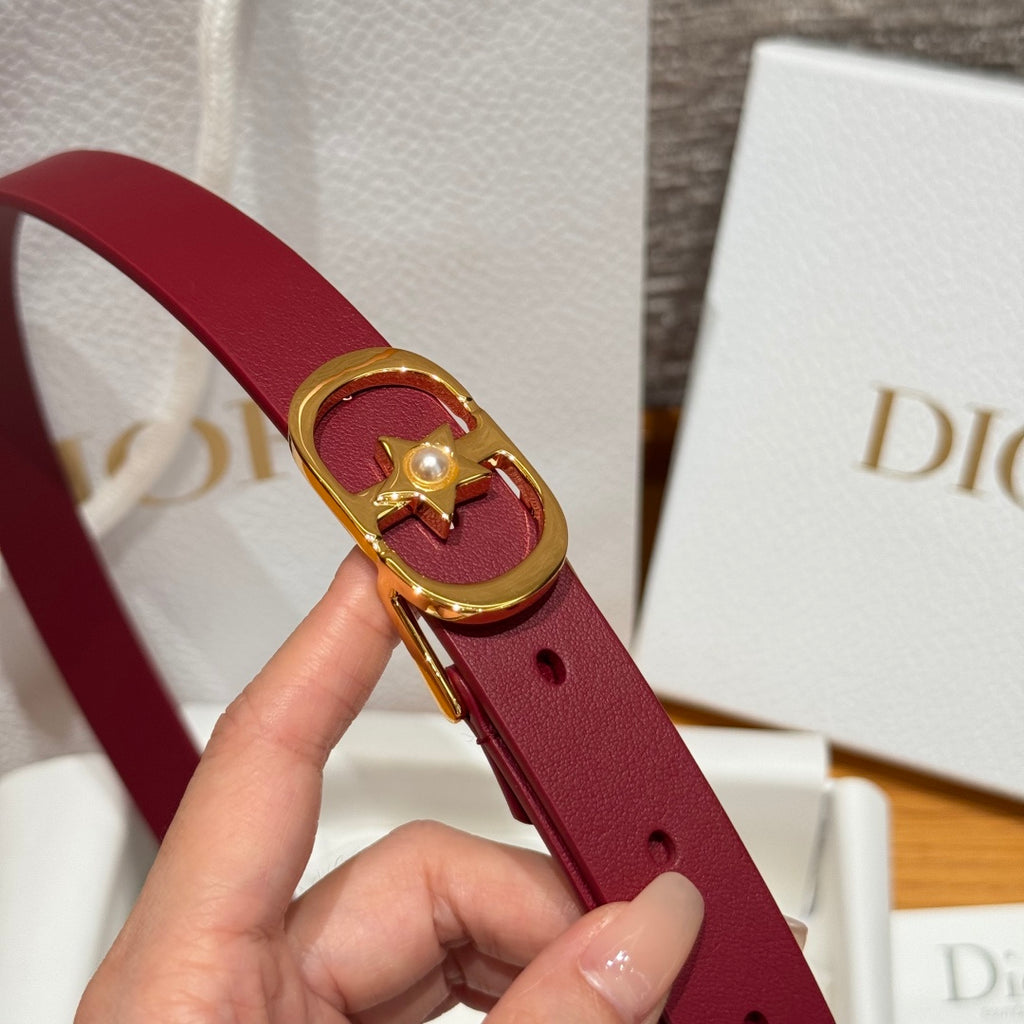 Ремінь Dior з натуральної шкіри теляти — фото 4
