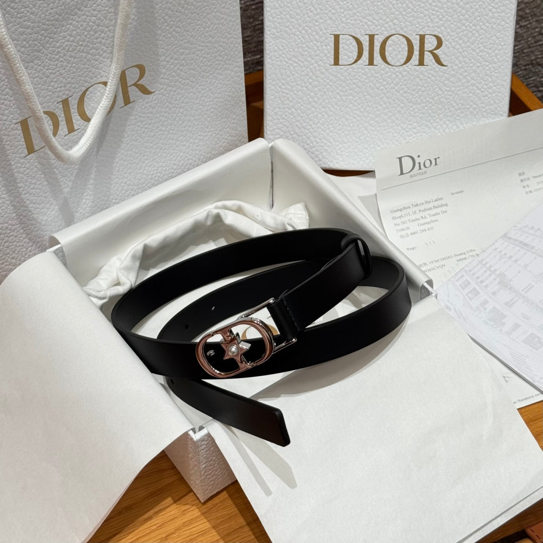 Ремінь Dior з натуральної шкіри теляти — фото 6