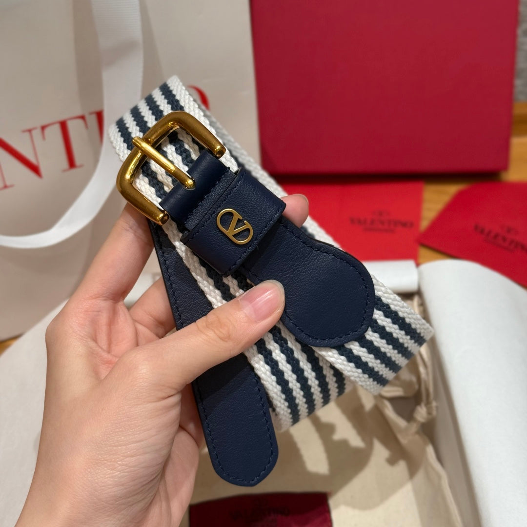 Ремінь Valentino з текстилю — фото 2