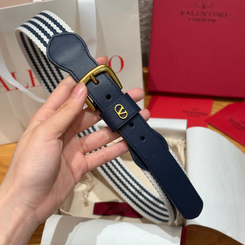Ремінь Valentino з текстилю — фото 3
