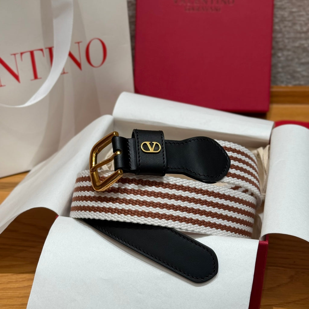 Ремінь Valentino з текстилю — фото 1