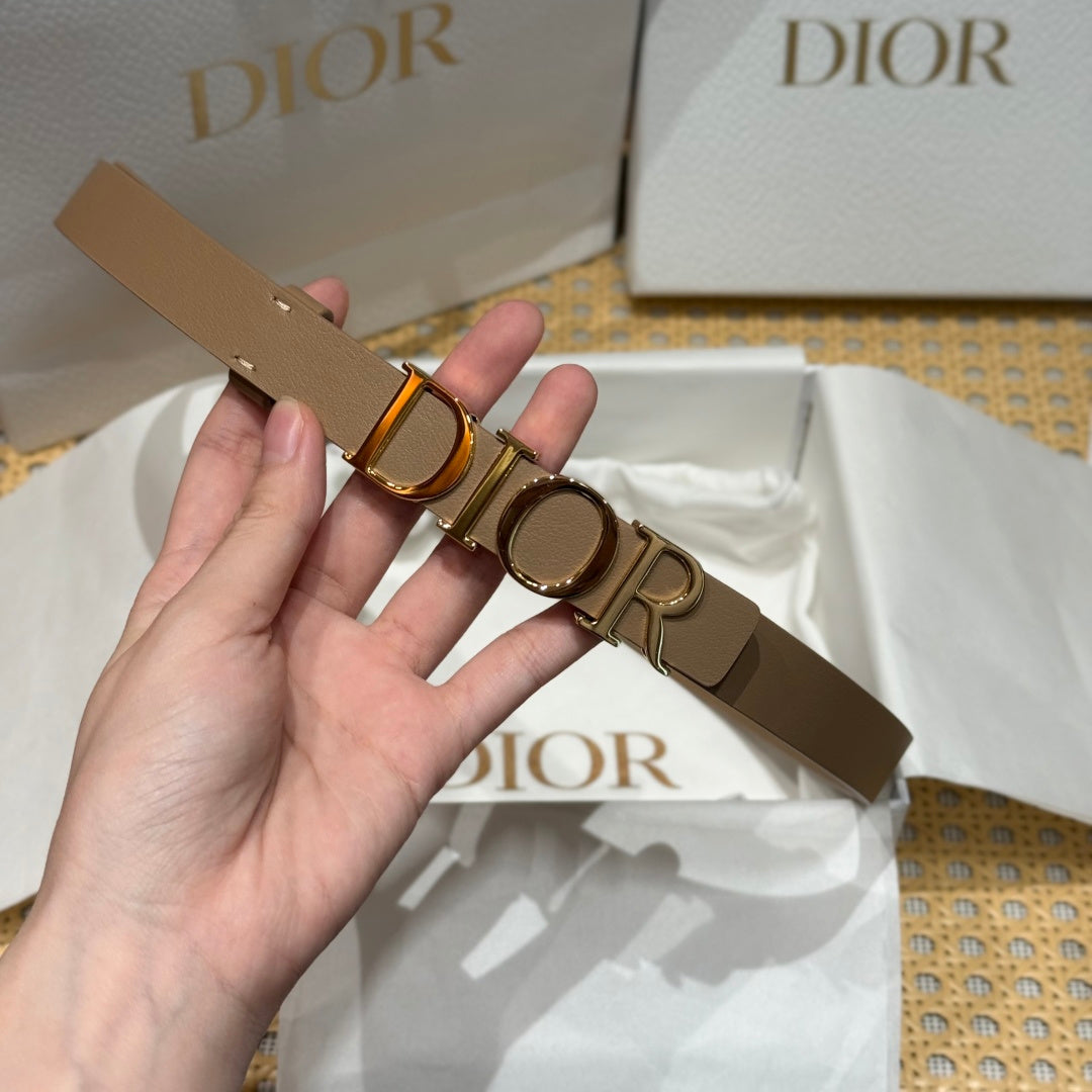 Ремінь Dior з натуральної шкіри теляти — фото 2