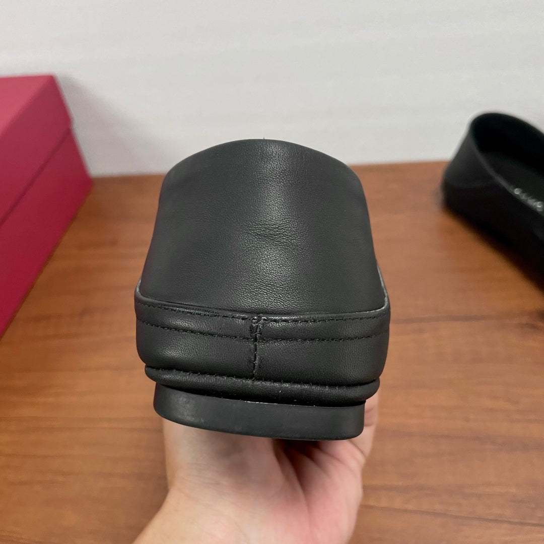 Чоловічі шкіряні лофери Ferragamo чорні