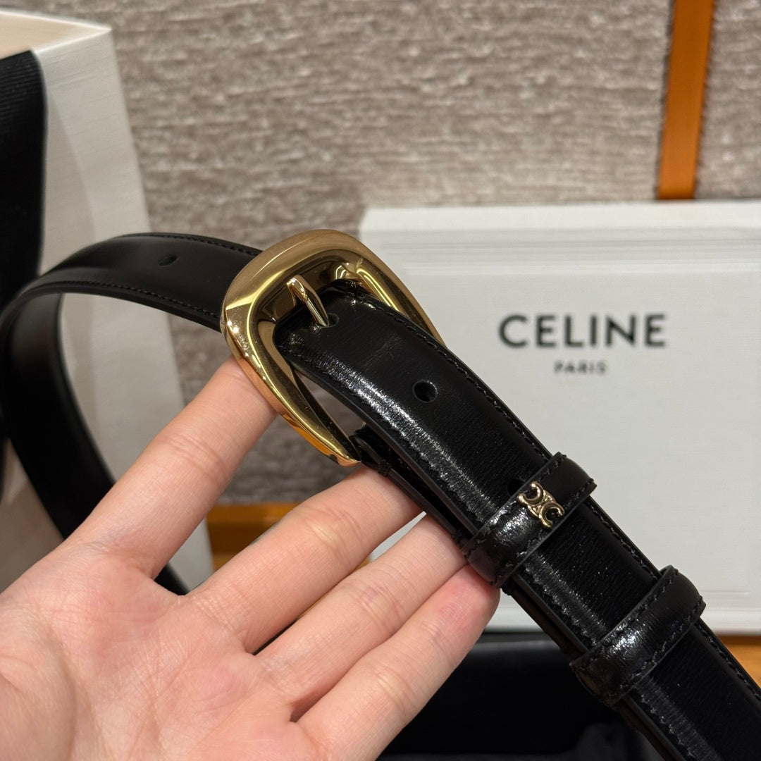 Ремінь Celine з натуральної шкіри теляти — фото 3