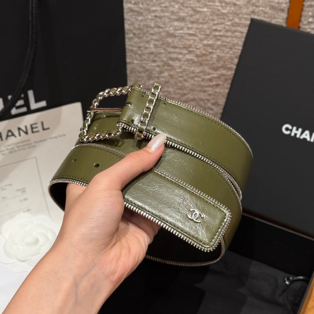 Ремінь Chanel з натуральної шкіри — фото 3