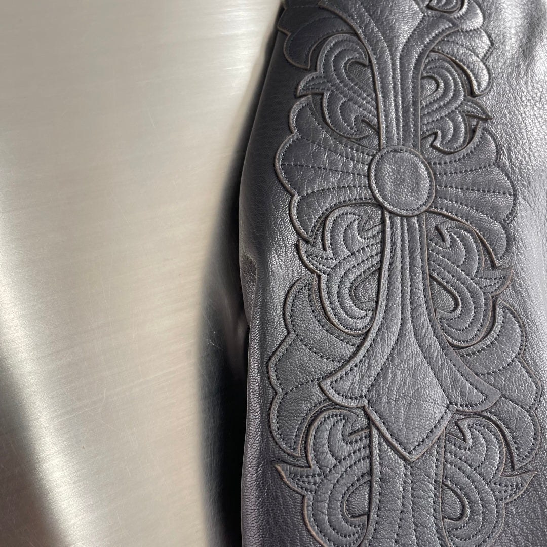 Шкіряна куртка Chrome Hearts — фото 5