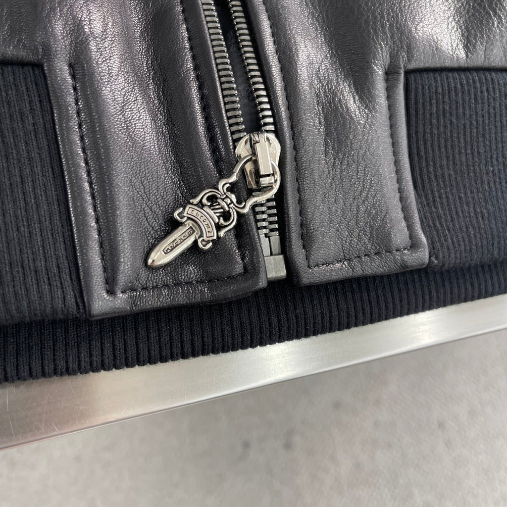 Шкіряна куртка Chrome Hearts — фото 6