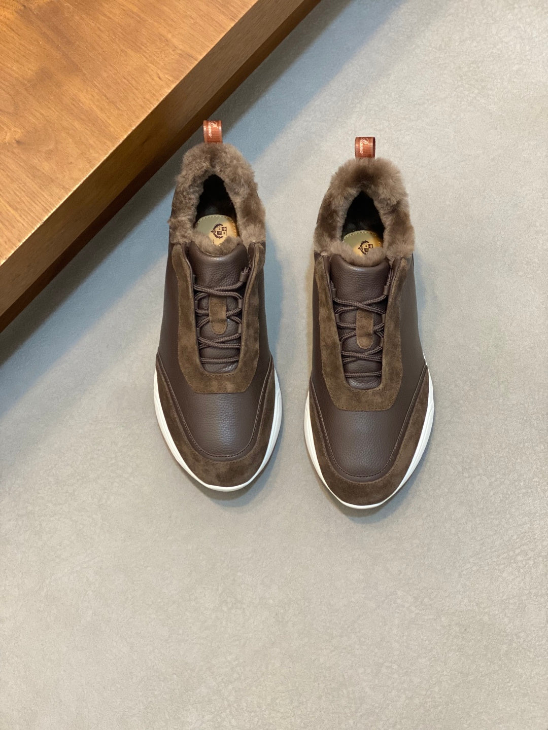 Текстильні утеплені кросівки Loro Piana Week End Walk Evo