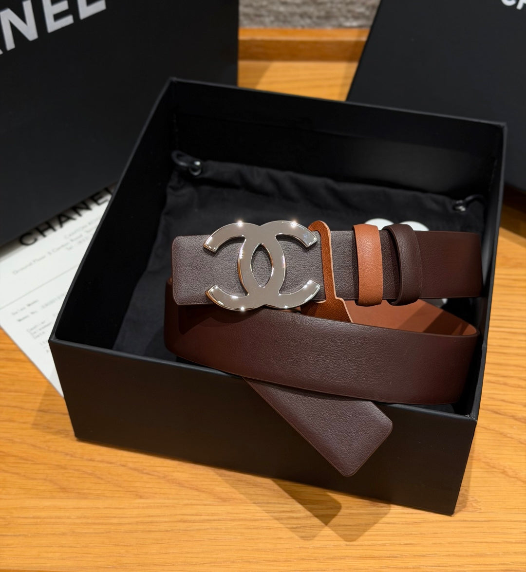 Ремінь Chanel з натуральної телячої шкіри