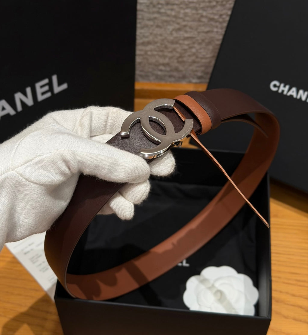Ремінь Chanel з натуральної телячої шкіри