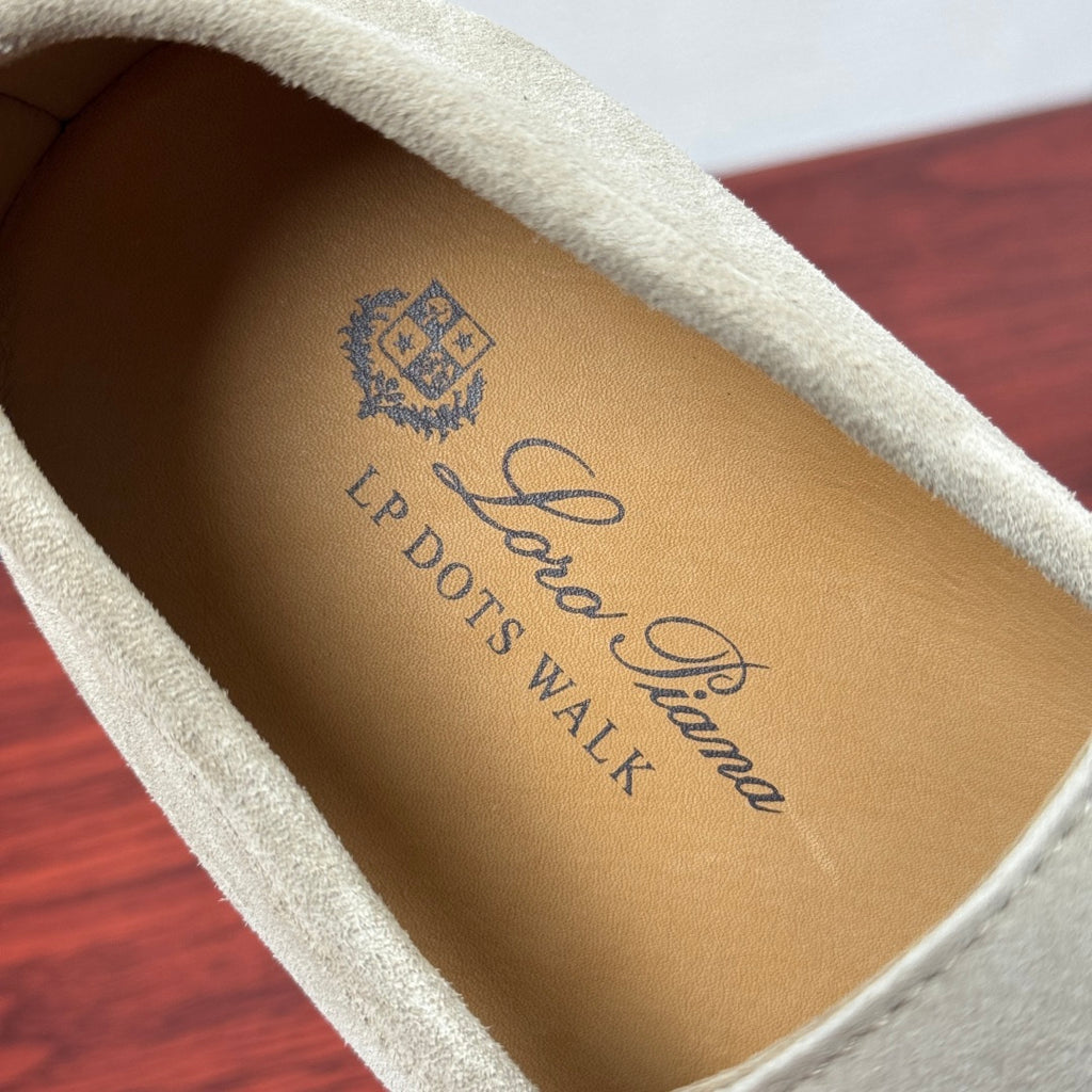 Замшеві лофери Loro Piana Summer Walk — бежевий