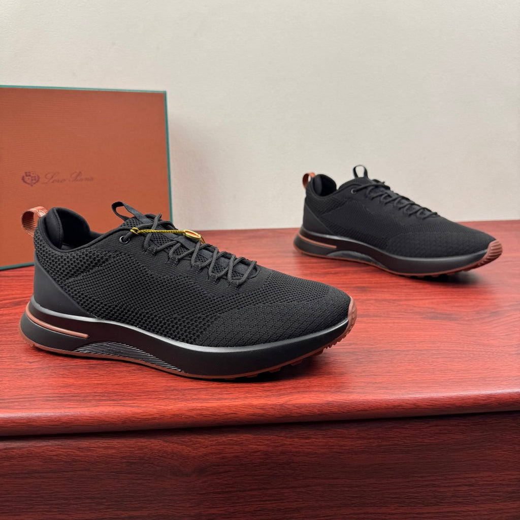 Текстильні кросівки Loro Piana Week End Walk — чорний