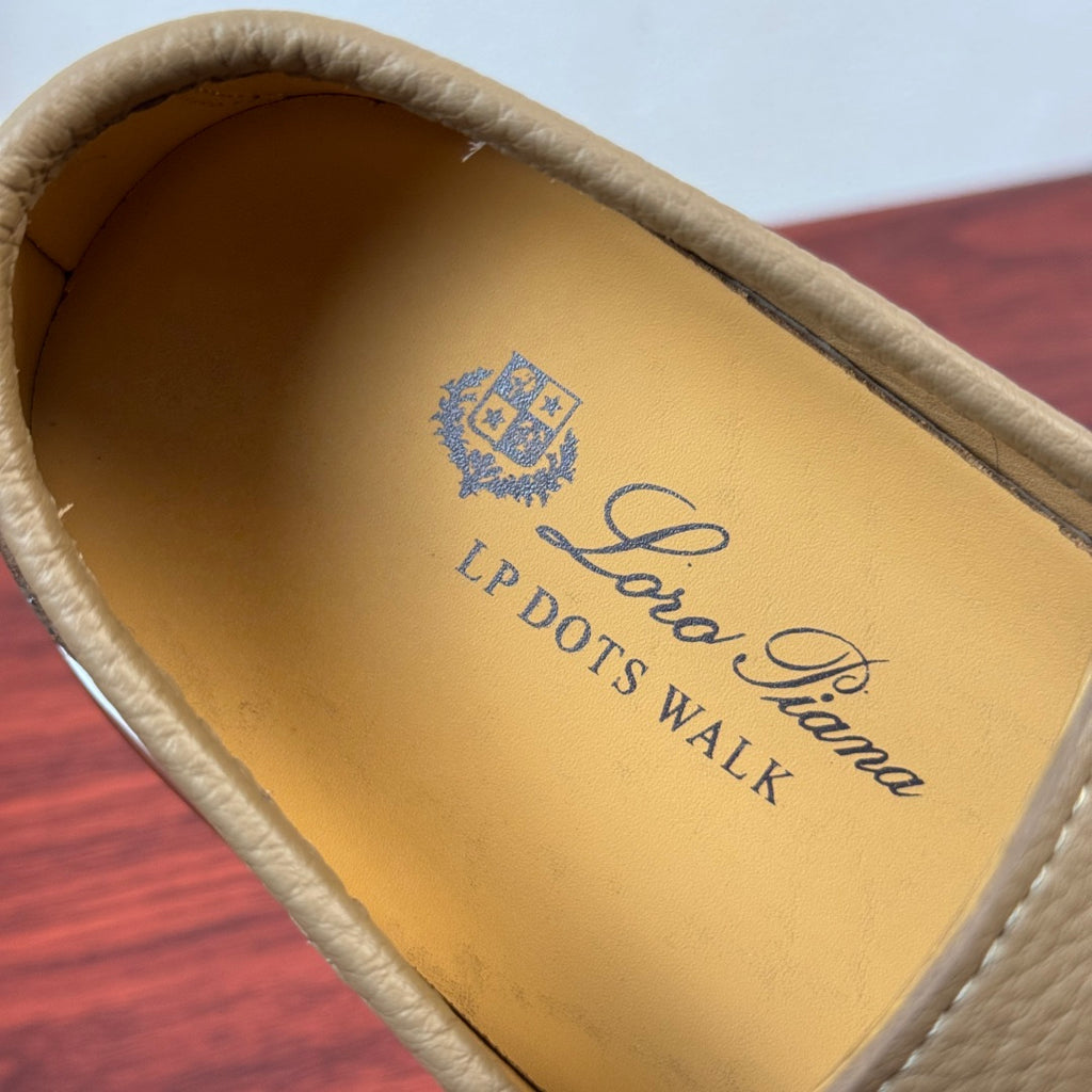 Шкіряні лофери Loro Piana Summer Walk — коричневий
