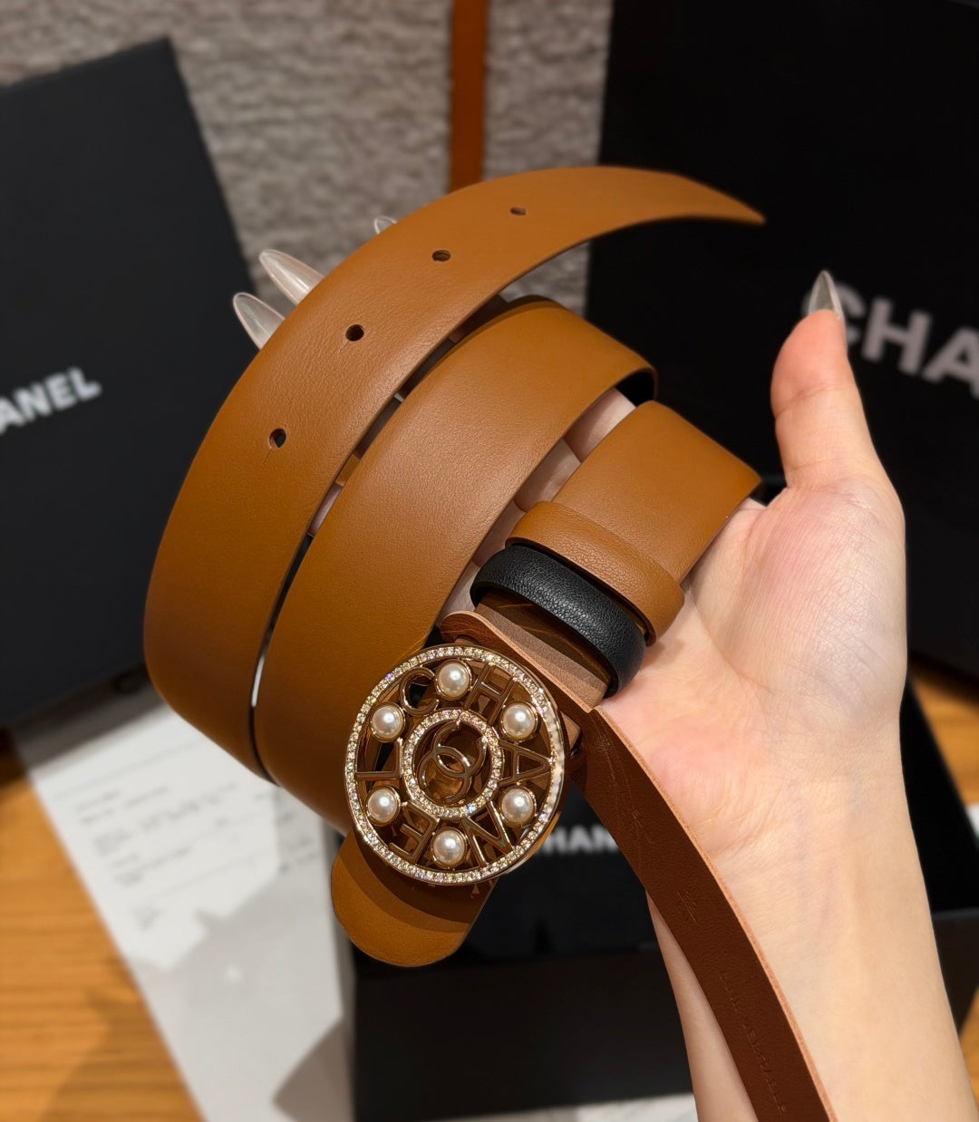Ремінь Hermès з натуральної телячої шкіри