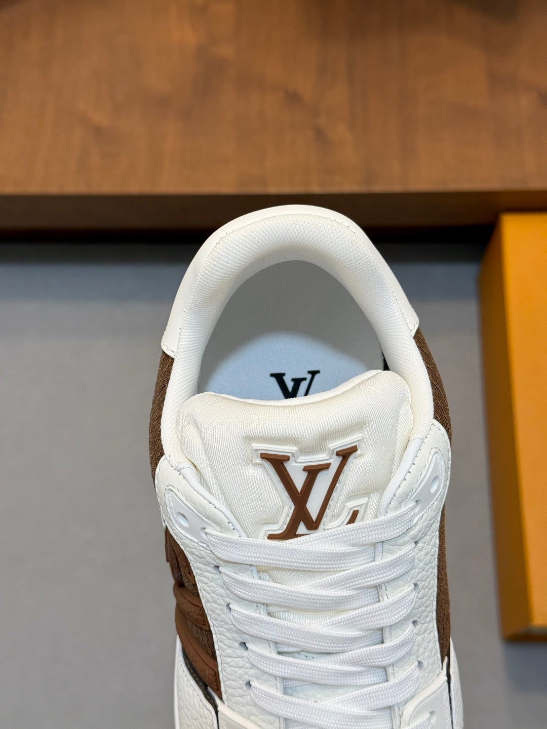 Кеди Louis Vuitton LV Trainer з натуральної шкіри та текстилю