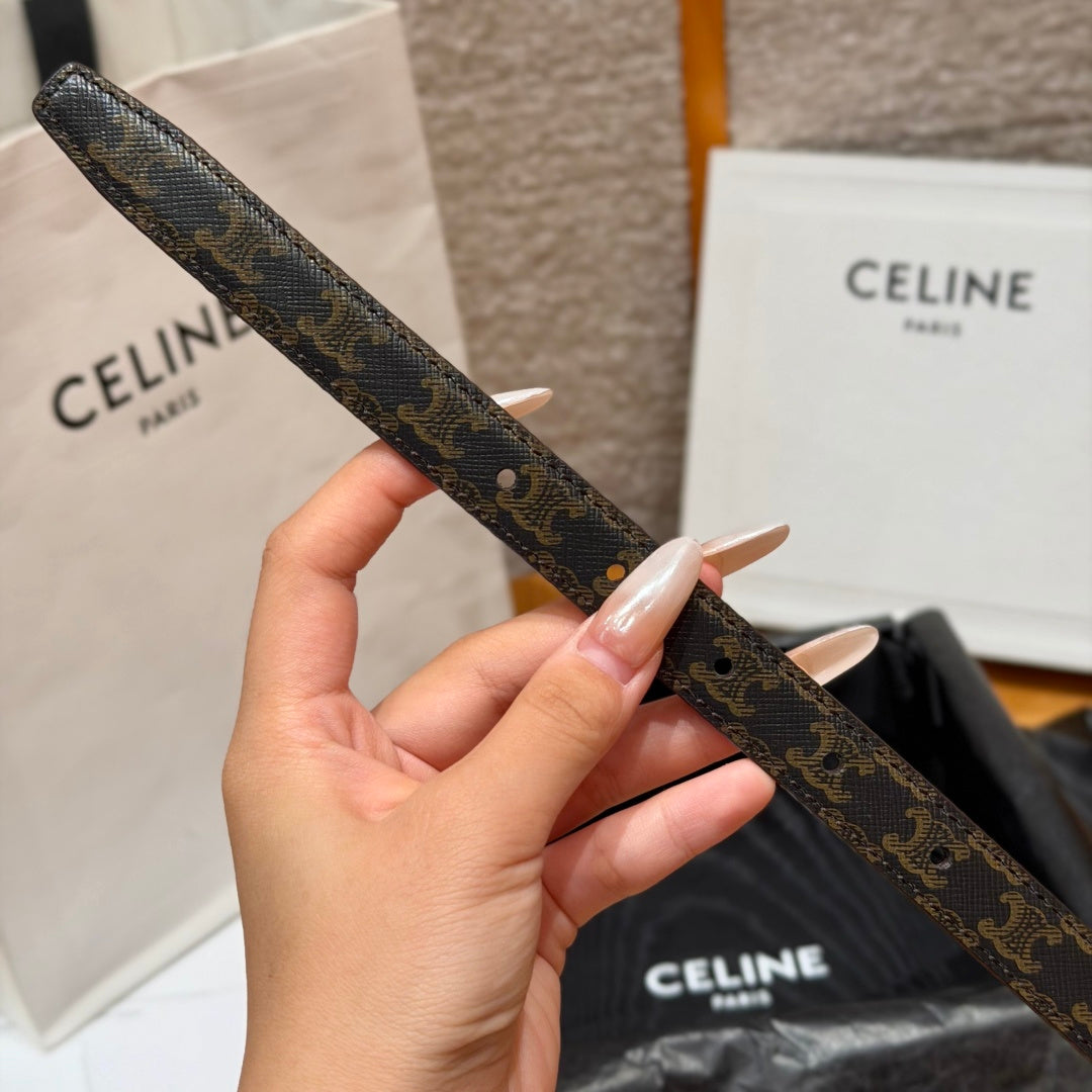 Ремінь Celine з натуральної шкіри