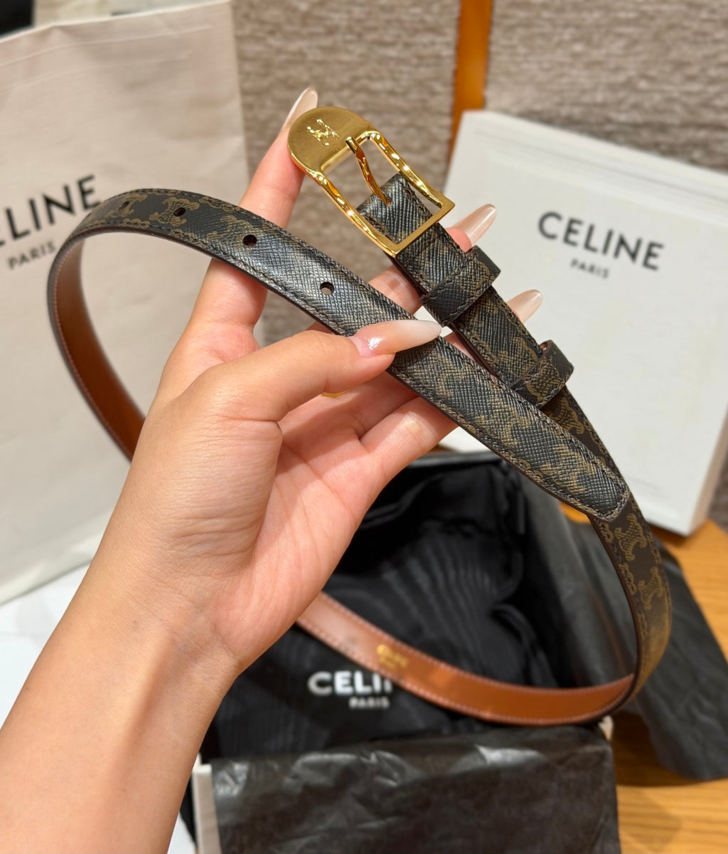 Ремінь Celine з натуральної шкіри