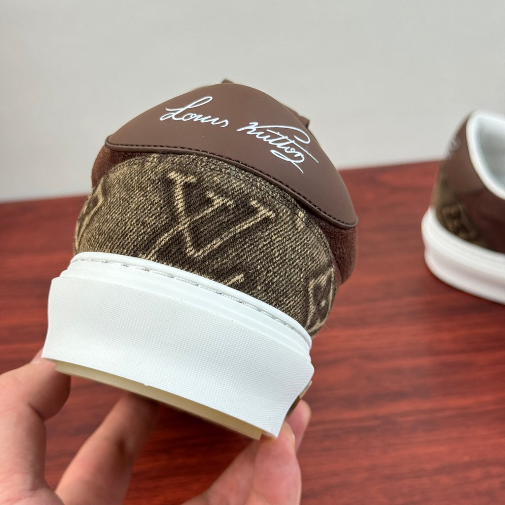 Кросівки з натуральної замші та текстилю Louis Vuitton