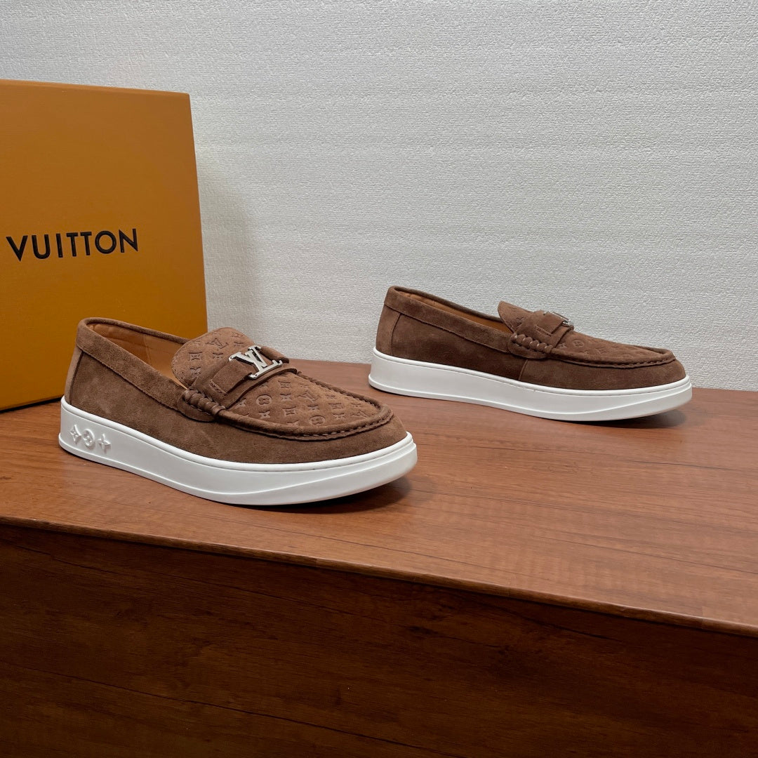 Лофери Louis Vuitton з натуральної замші