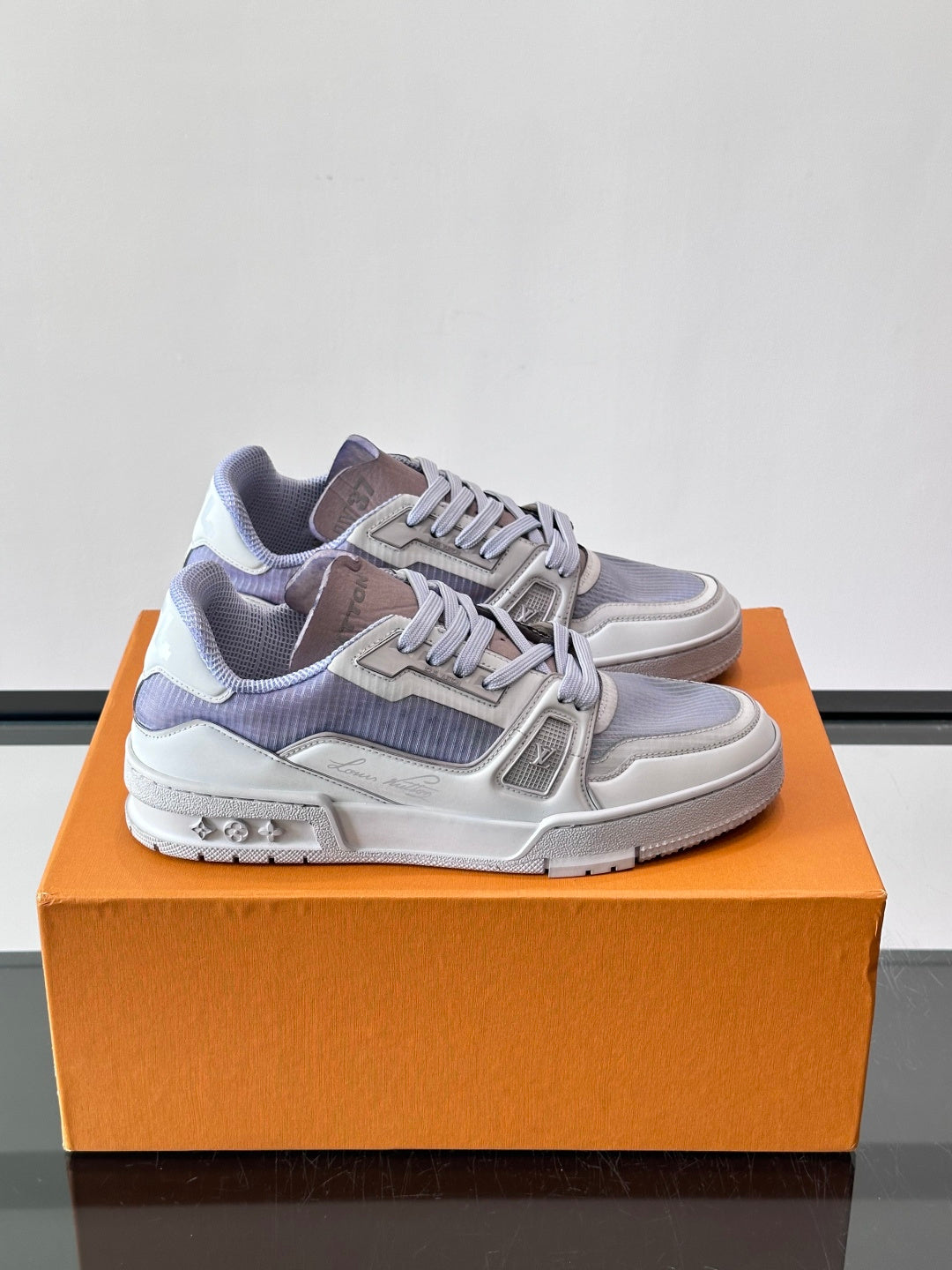 Кеди Louis Vuitton LV Trainer з натуральної шкіри