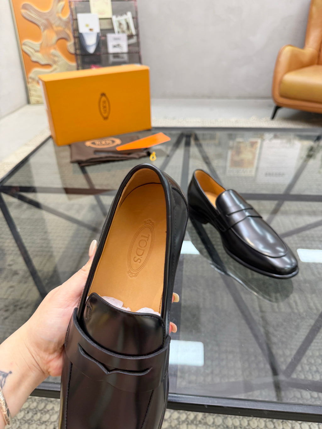 Ділові шкіряні лофери Tod's