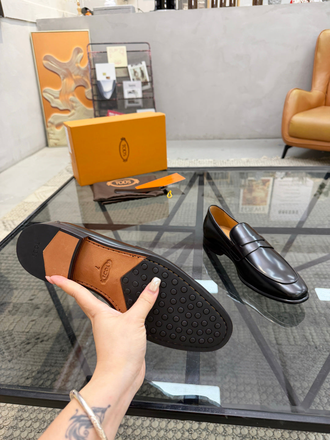 Ділові шкіряні лофери Tod's