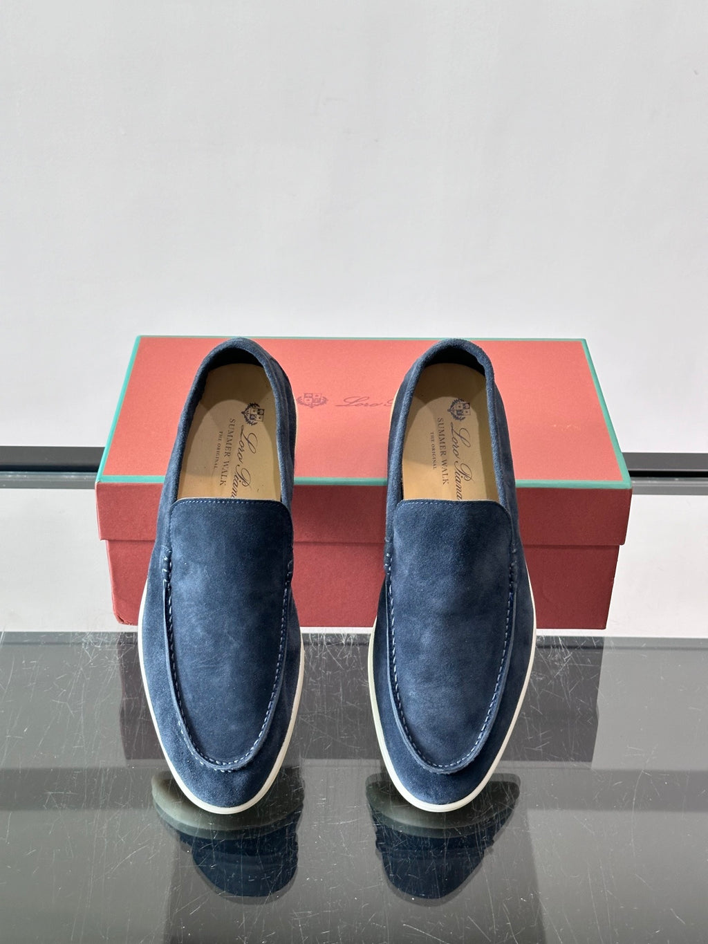 Замшеві лофери Loro Piana Summer Walk