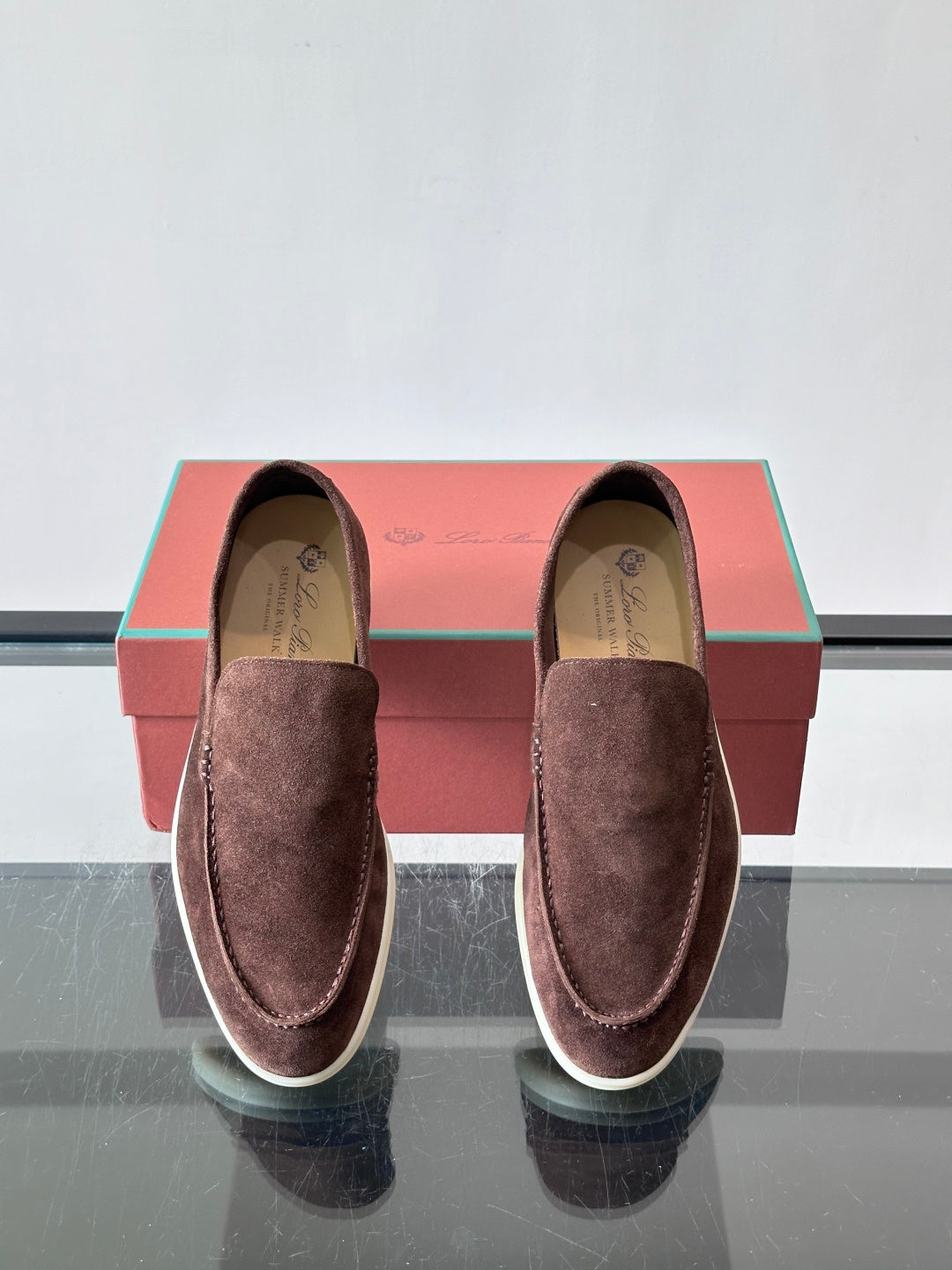 Замшеві лофери Loro Piana Summer Walk