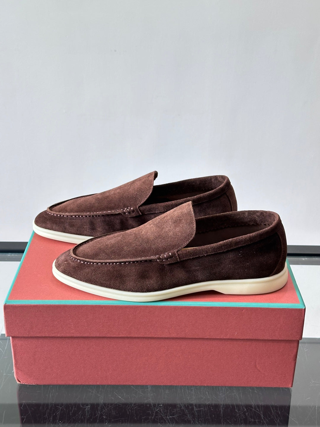 Замшеві лофери Loro Piana Summer Walk