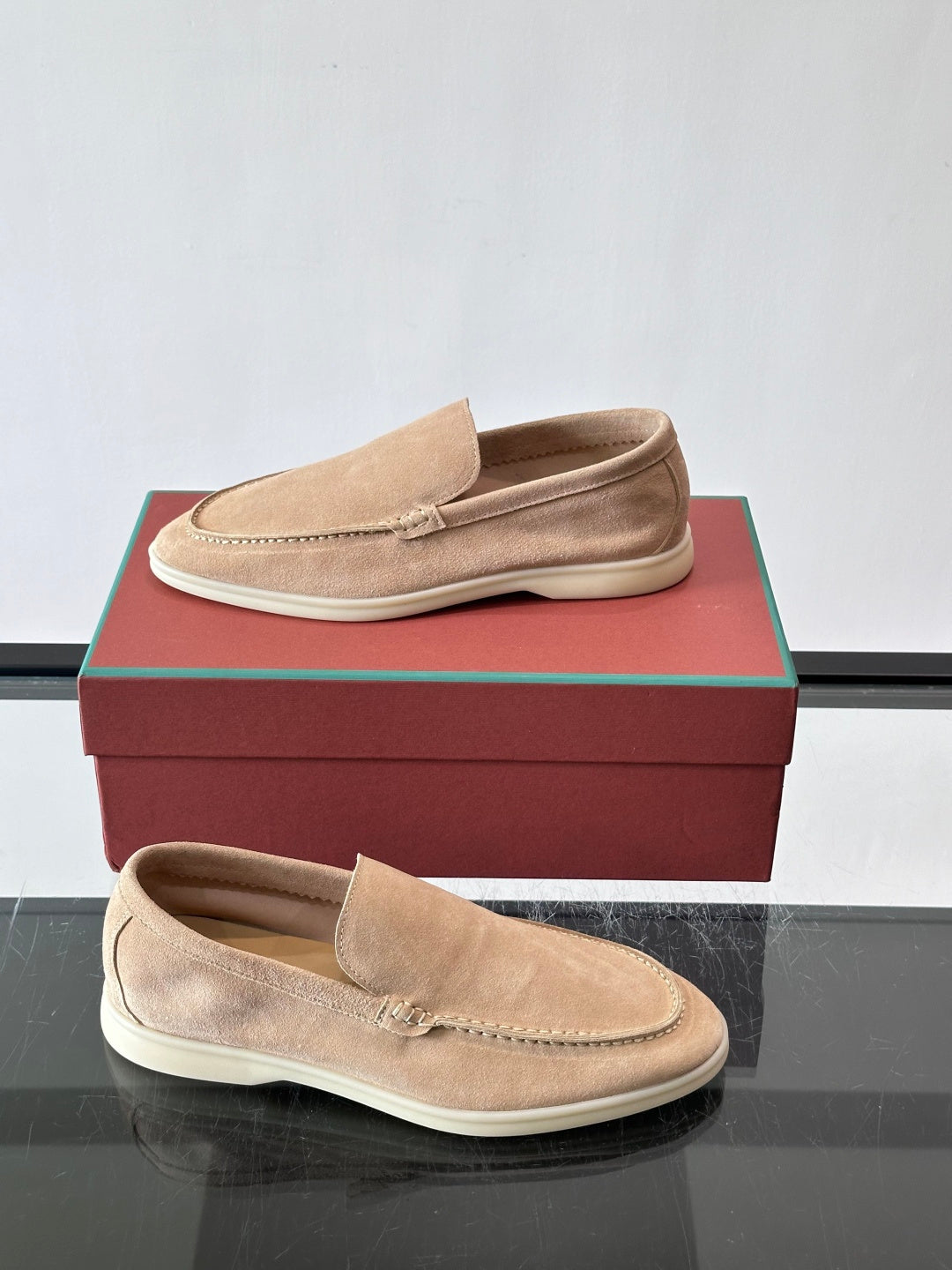 Замшеві лофери Loro Piana Summer Walk