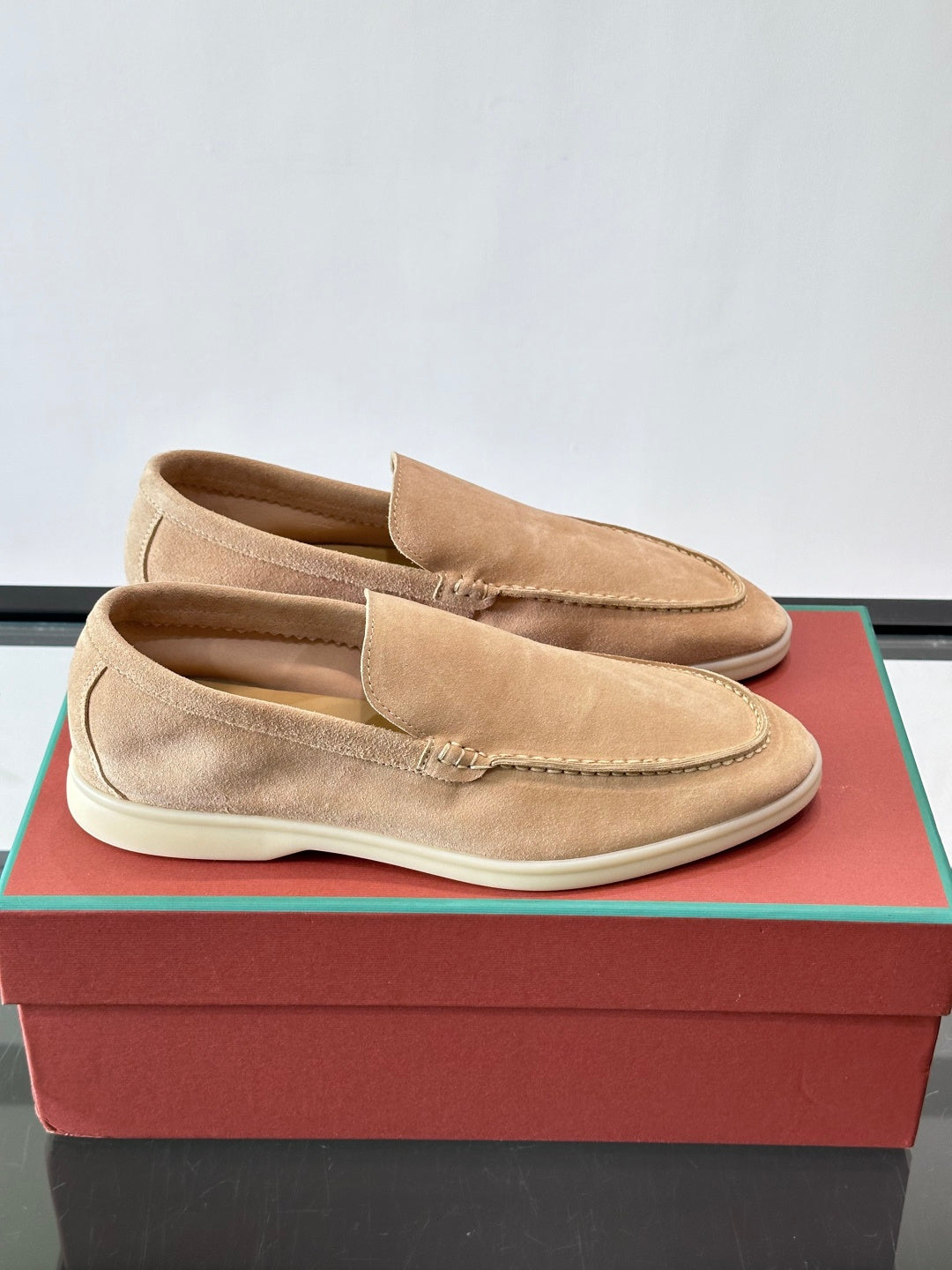 Замшеві лофери Loro Piana Summer Walk