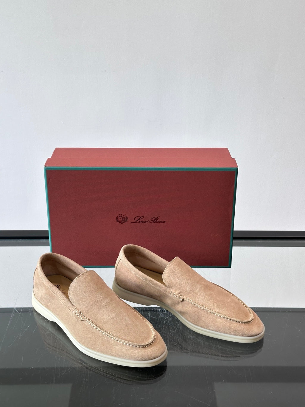 Замшеві лофери Loro Piana Summer Walk