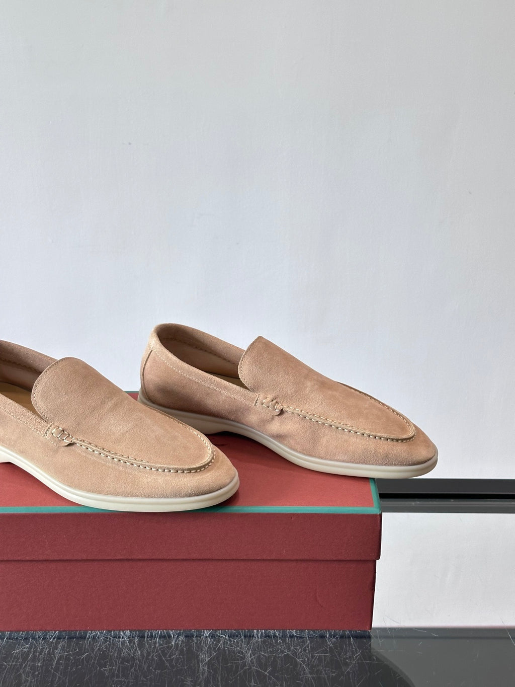 Замшеві лофери Loro Piana Summer Walk