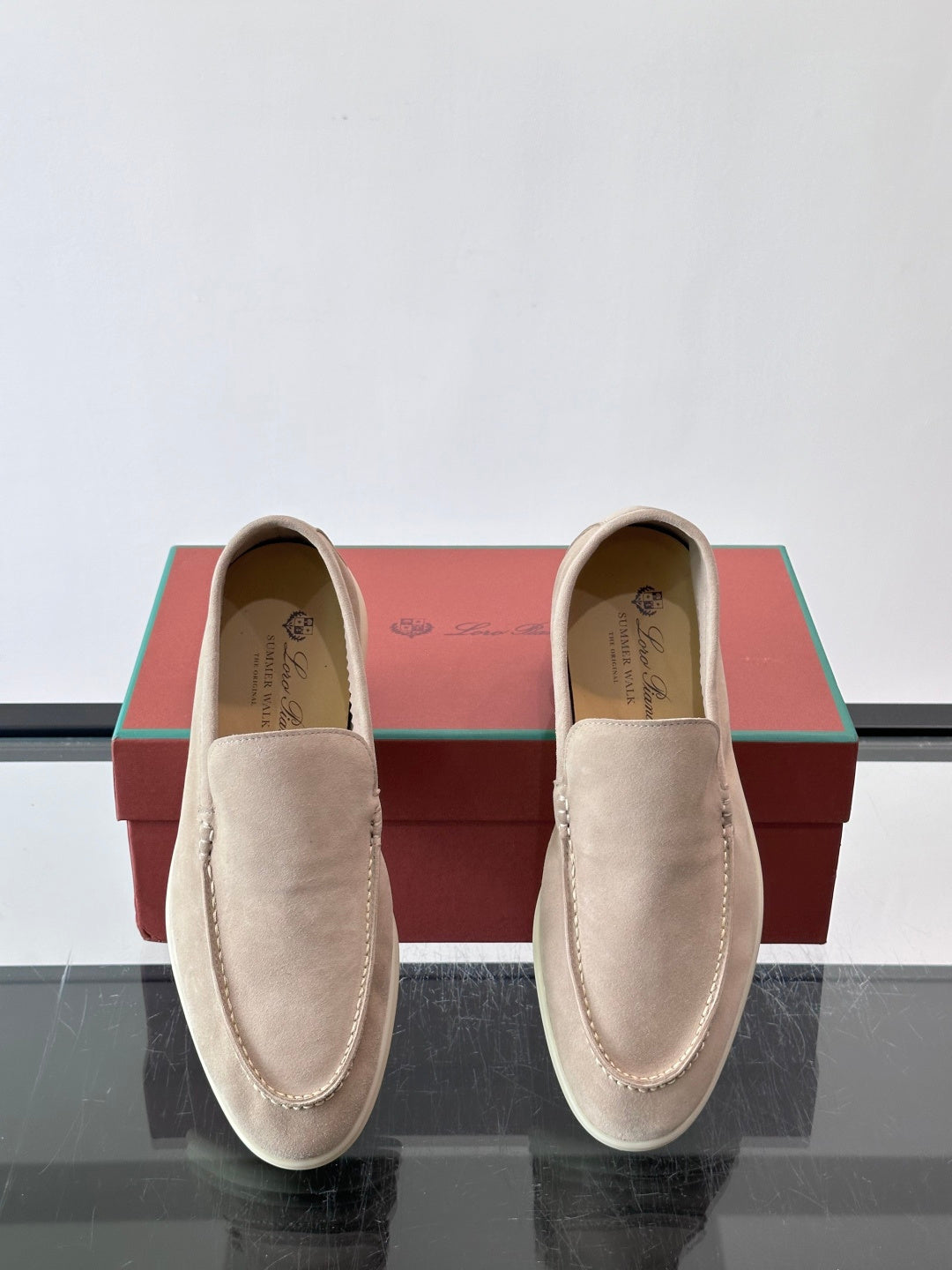 Замшеві лофери Loro Piana Summer Walk