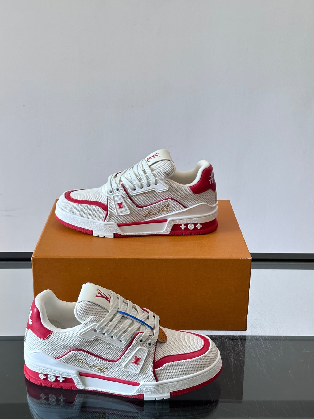 Кеди Louis Vuitton LV Trainer з натуральної шкіри
