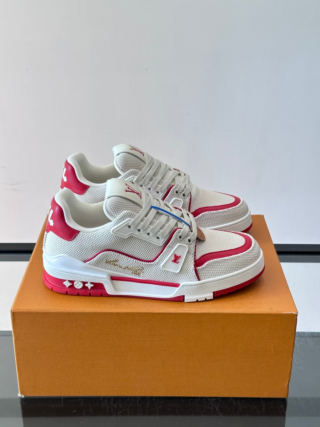 Кеди Louis Vuitton LV Trainer з натуральної шкіри