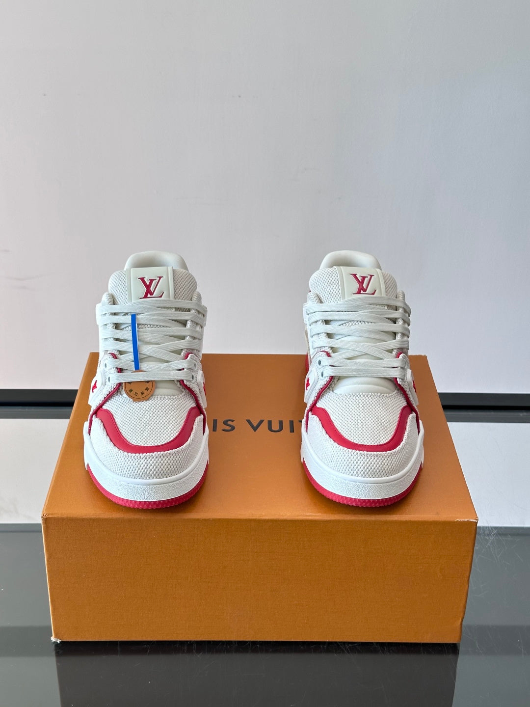 Кеди Louis Vuitton LV Trainer з натуральної шкіри
