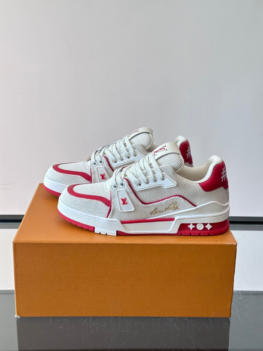 Кеди Louis Vuitton LV Trainer з натуральної шкіри