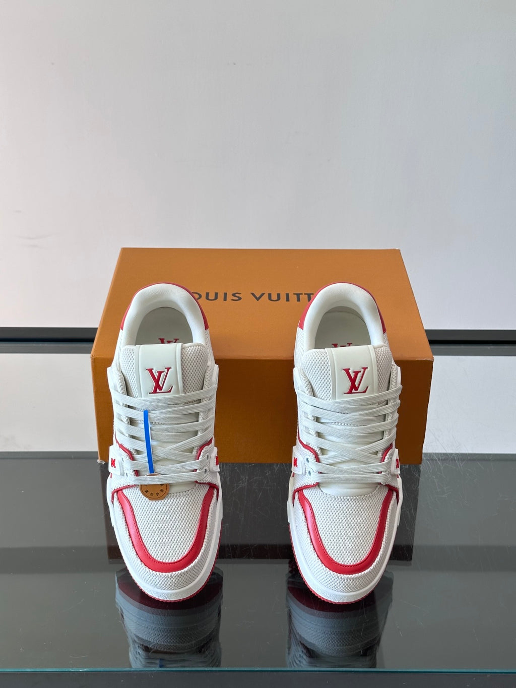 Кеди Louis Vuitton LV Trainer з натуральної шкіри