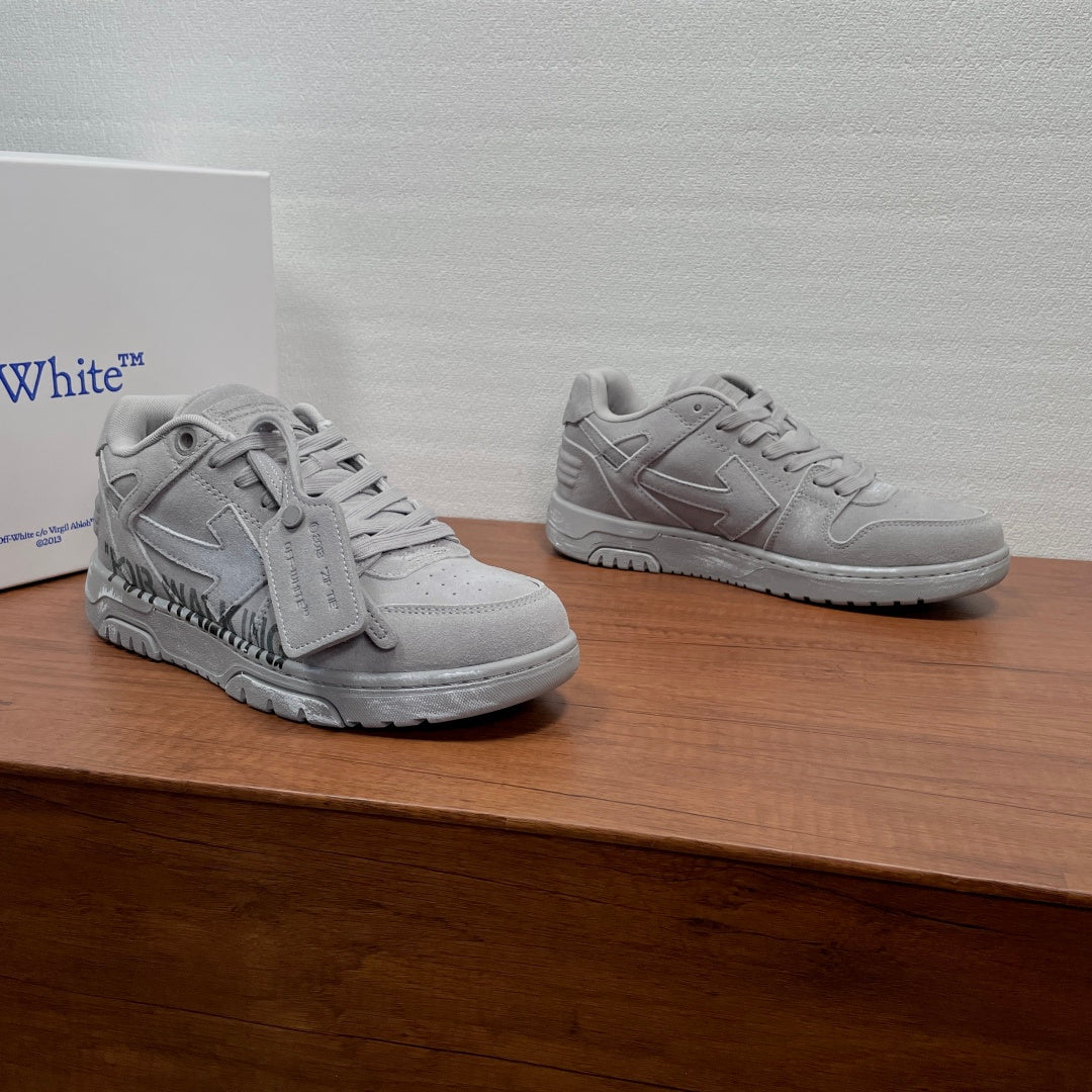 Замшеві кросівки Off-White