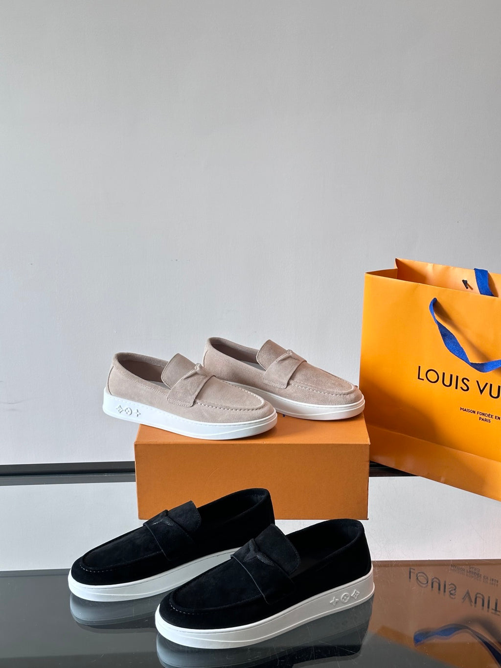 Масивні Лофери Louis Vuitton з натуральної шкіри
